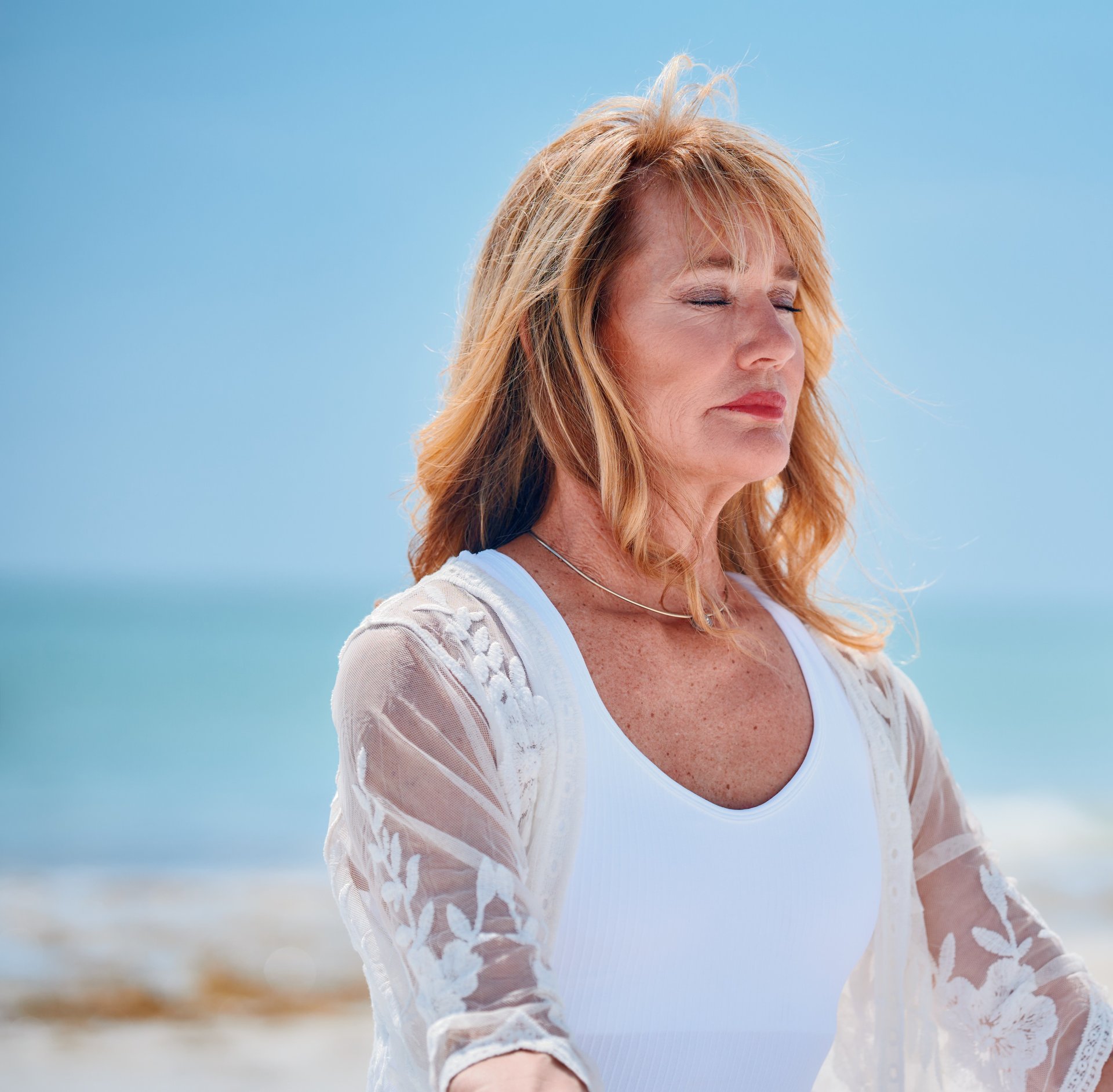 meditation beach